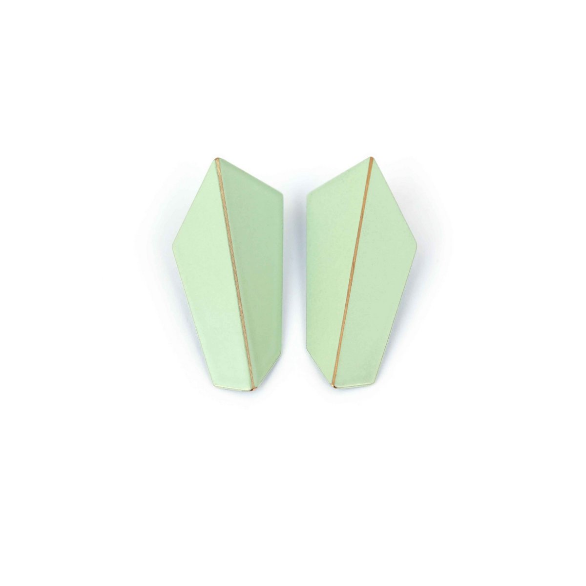 Boucles d'Oreilles Pliées Verticales