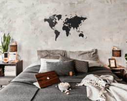 Carte du monde en bois - True Puzzle