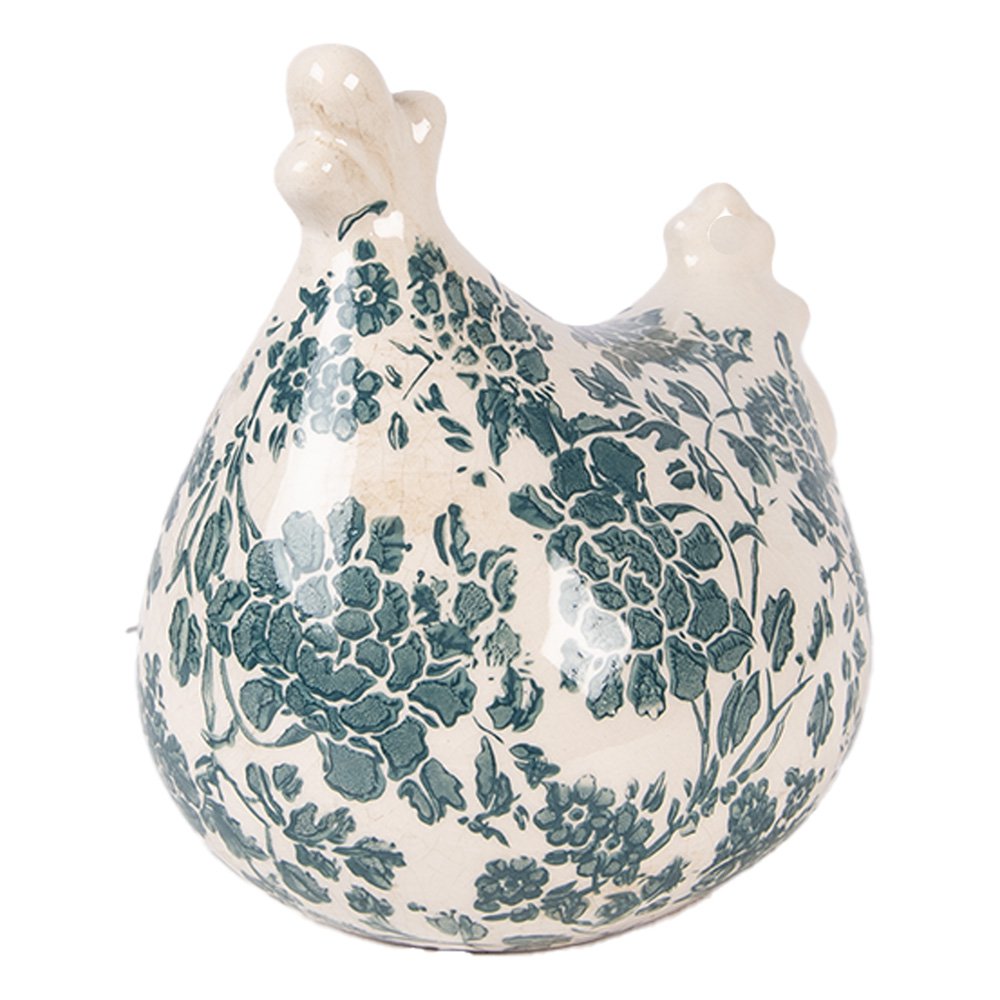 Decoration Statue Chicken 12x11x13 cm Beige Ceramic