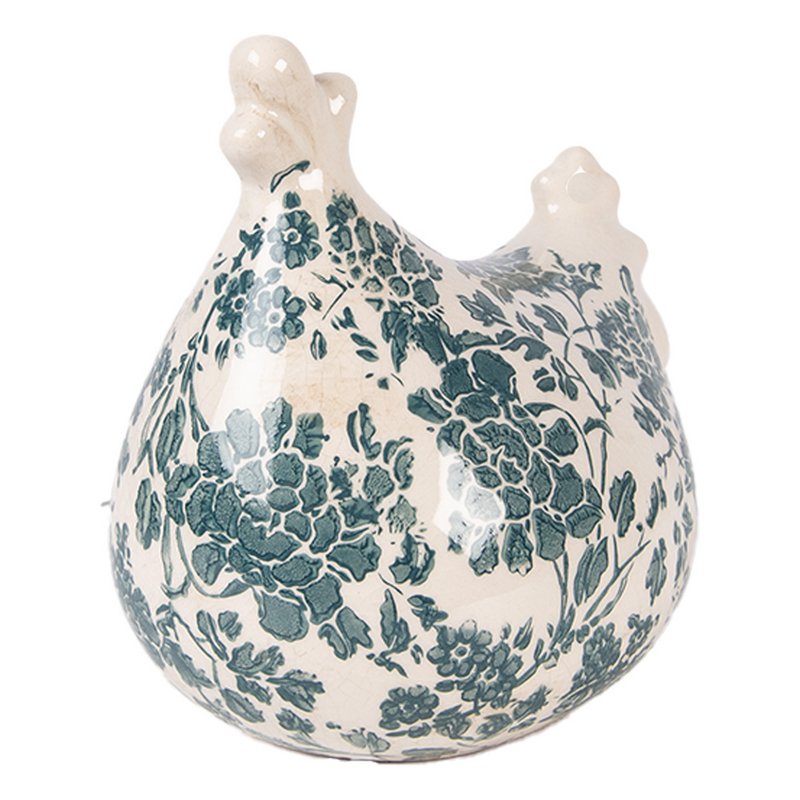 Decoration Statue Chicken 12x11x13 cm Beige Ceramic