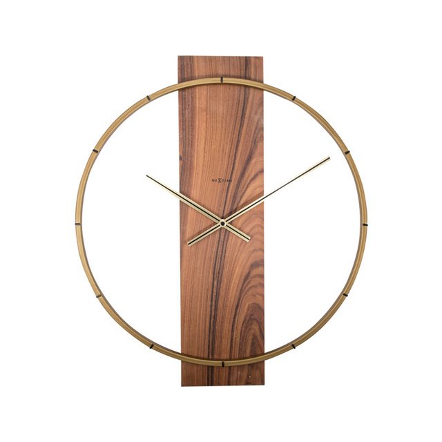Horloge murale NeXtime Carl 50,8 x 58,2 cm marron