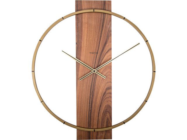 Vægur NeXtime Carl 50,8 x 58,2 cm brun