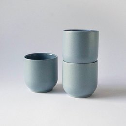 Hollyhock mug - fjord blue matt - 200 ml