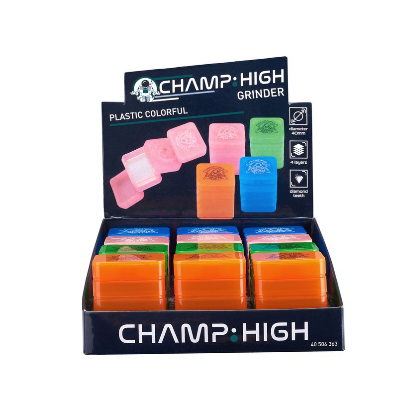 Colored plastic tile