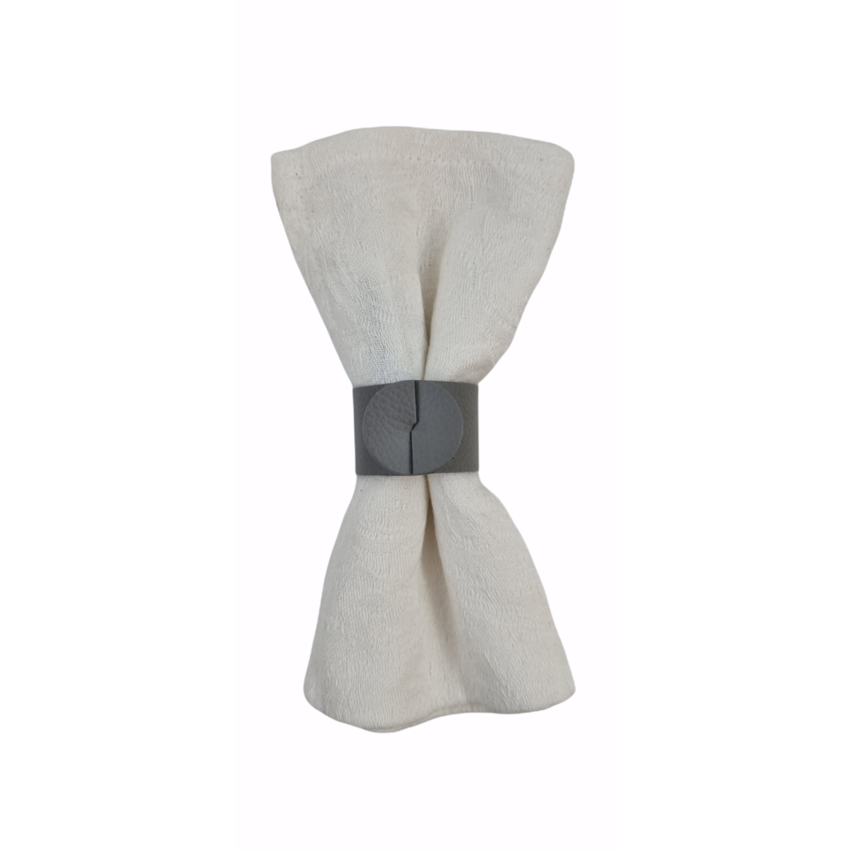Servilletero Skinnatur | cuero reciclado | 4 cm de diámetro