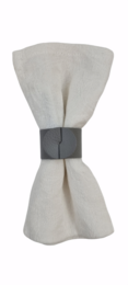 Servilletero Skinnatur | cuero reciclado | 4 cm de diámetro