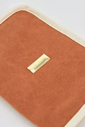 Porte Documents en Tissu pour Bébé, Terre Cuite