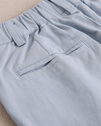 Boy's Blue Linen Bermuda Shorts M70-21503073