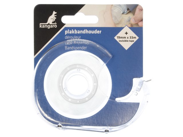 Plakbandhouder Kangaro kern 25mm met invisible tape