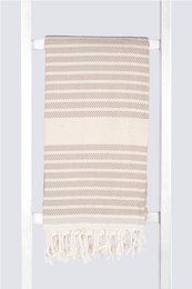 Beige 100 cm x 180 cm 100% Cotton