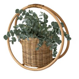 Hängende Wicker-Blumentopf-Abdeckung | Indoor Outdoor Garten Pflanzenaufhänger und Blumentöpfe