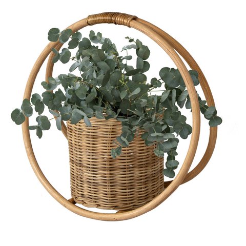 Hängende Wicker-Blumentopf-Abdeckung | Indoor Outdoor Garten Pflanzenaufhänger und Blumentöpfe