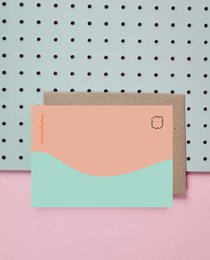 fühl dich gedrückt Postkarte