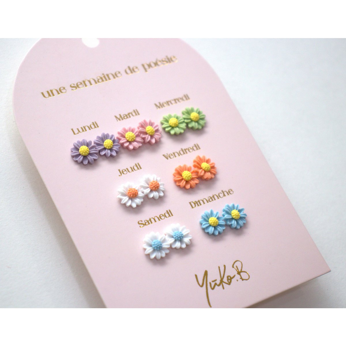Box of 7 Earrings — Flower Poetry Week