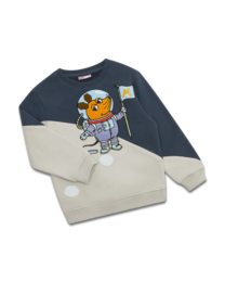 koaa – Die Maus “Space” – Jersey azul marino/gris