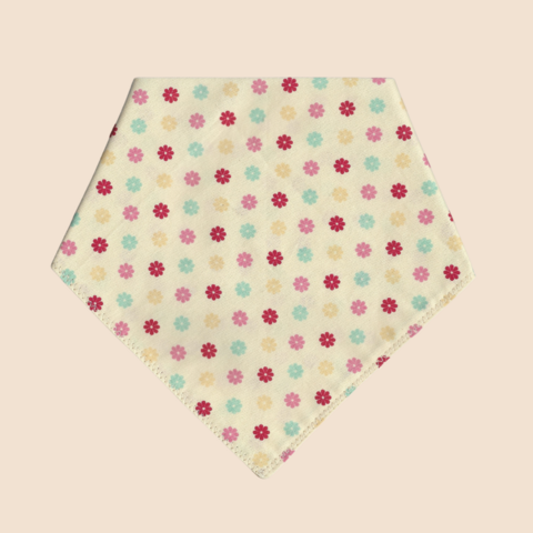Mehrfarbiges Clematis Snap-on Bandana