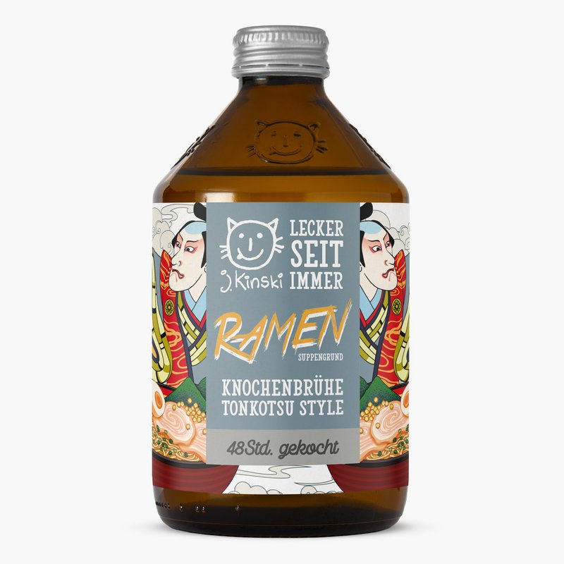 Organic Tonkotsu Style Basic Broth for Ramen 525ml