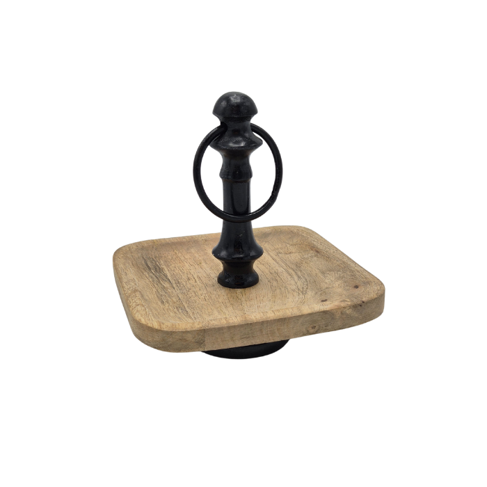 Miles Shelf - 1 Laags - Antique Black/Natural