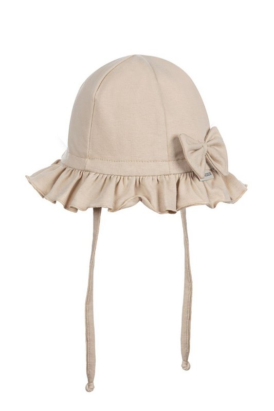 Czapka letnia dla dziewczynku ELLA BEIGE
