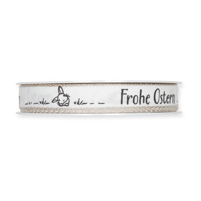"Happy Easter" printed ribbon