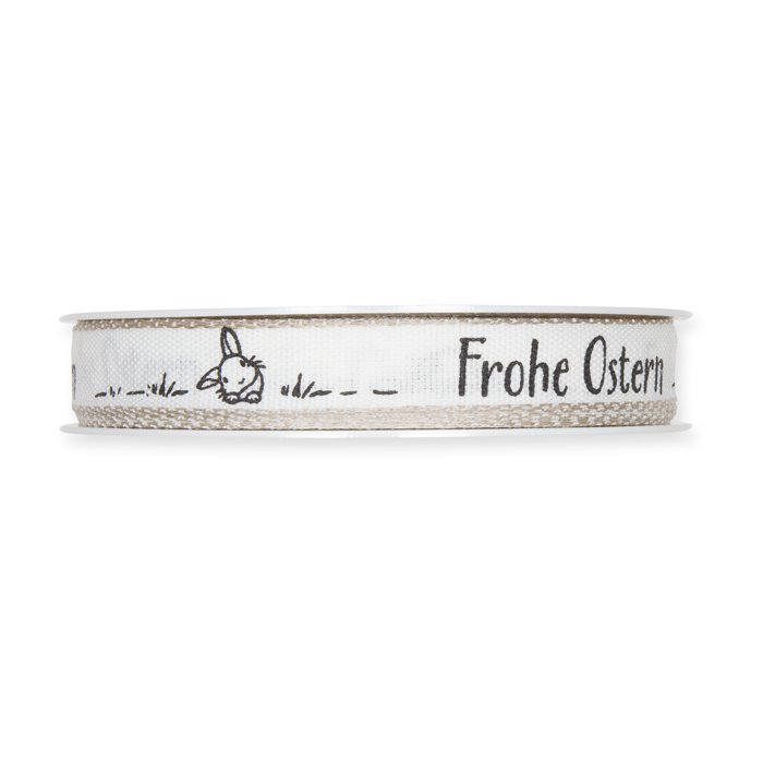 "Happy Easter" printed ribbon
