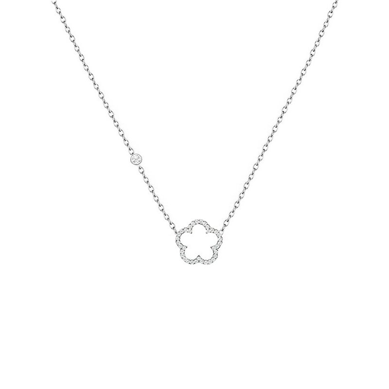 Strass Flower hanger lichtpunt ketting