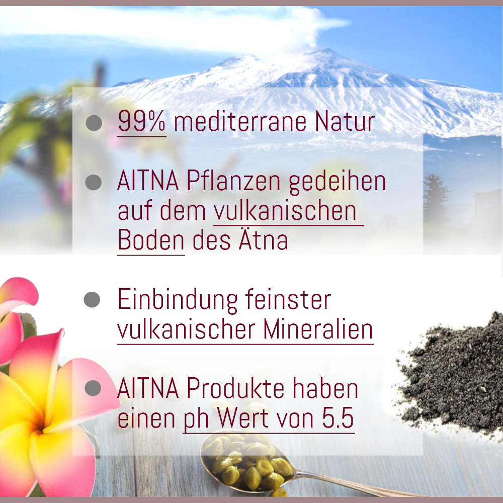 Aitna Natur Organic shower gel til mænd siciliansk essens citrus og sandeltræ, 200ml