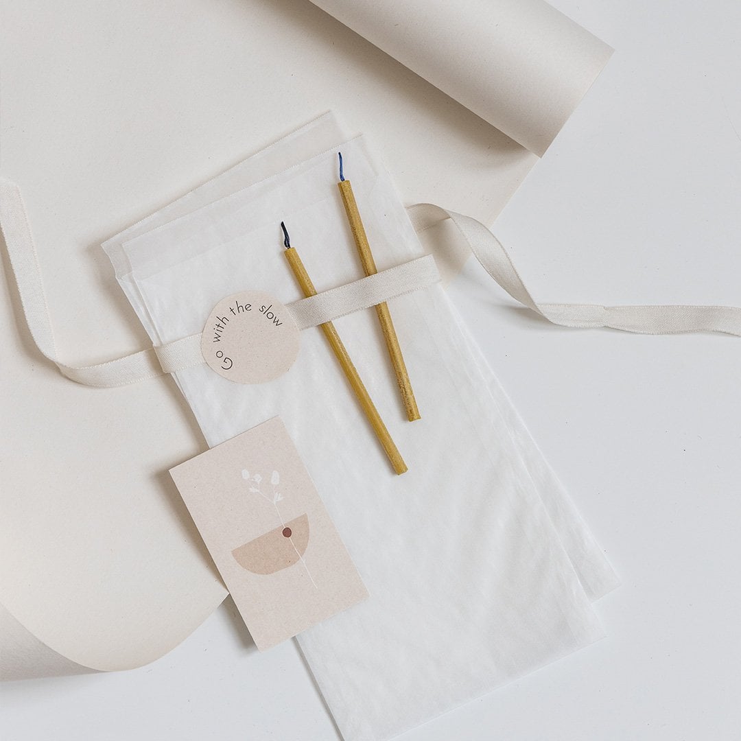 Conjunto de pegatinas | Vaya con el papel lento