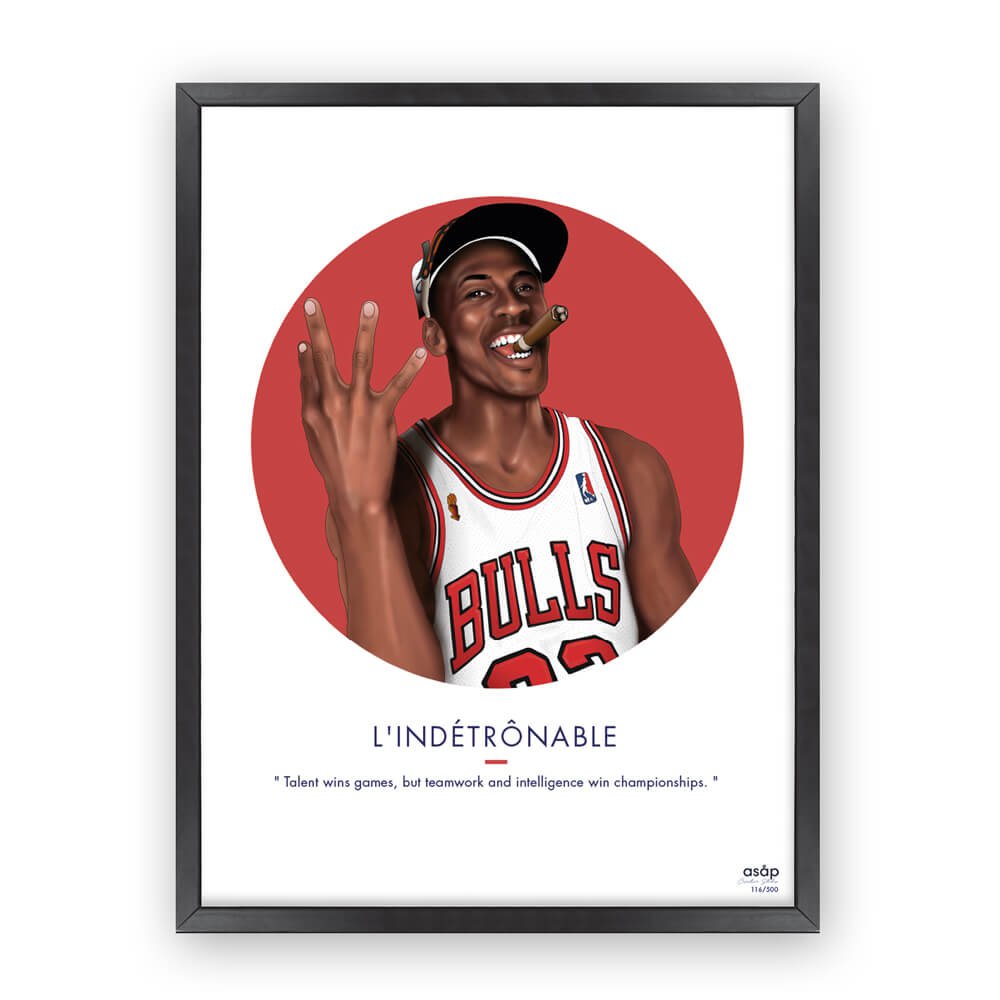 Affiche "L'INDÉTRÔNABLE" 30x40cm