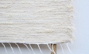 Medium 140/70cm Cream Cotton Rug