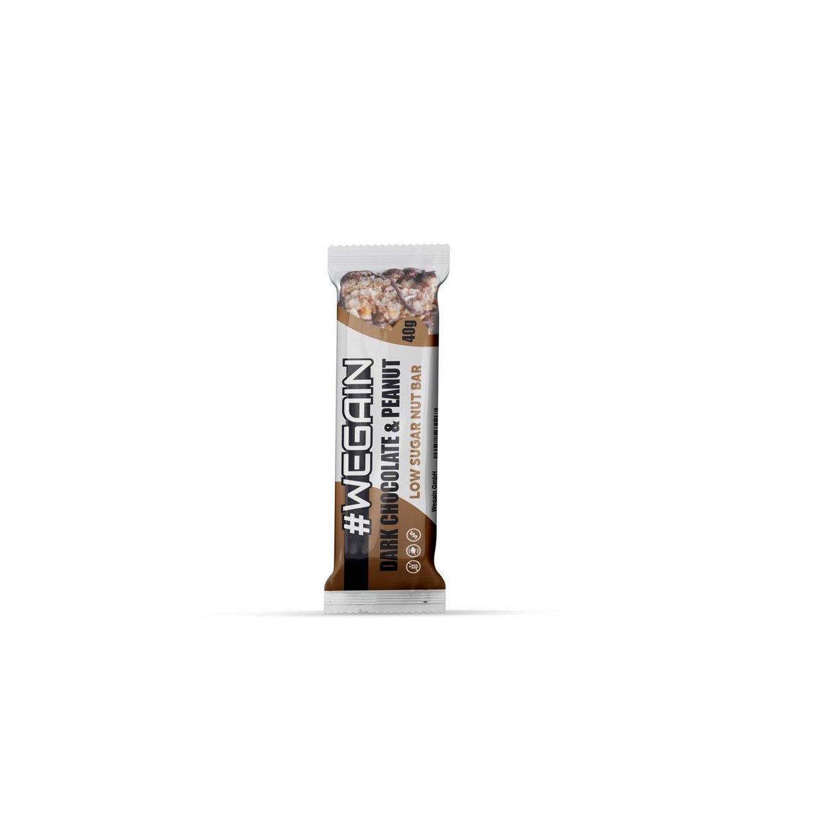 #WEGAIN Dark Chocolate & Peanut Nut Bar (Low Sugar)