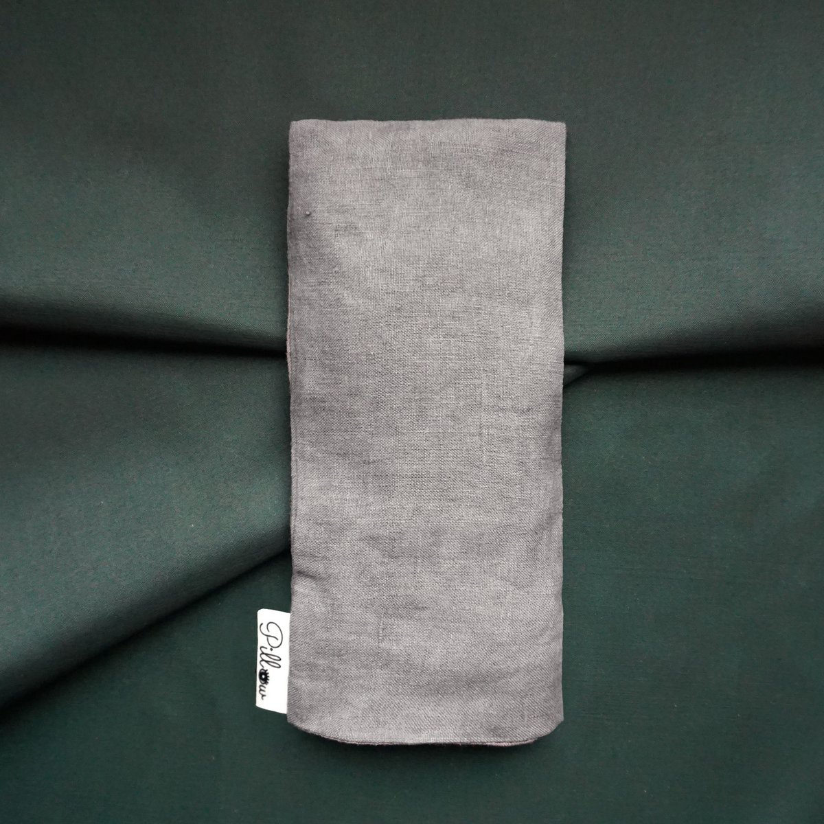 Cojín para ojos aromaterapia gris suave
