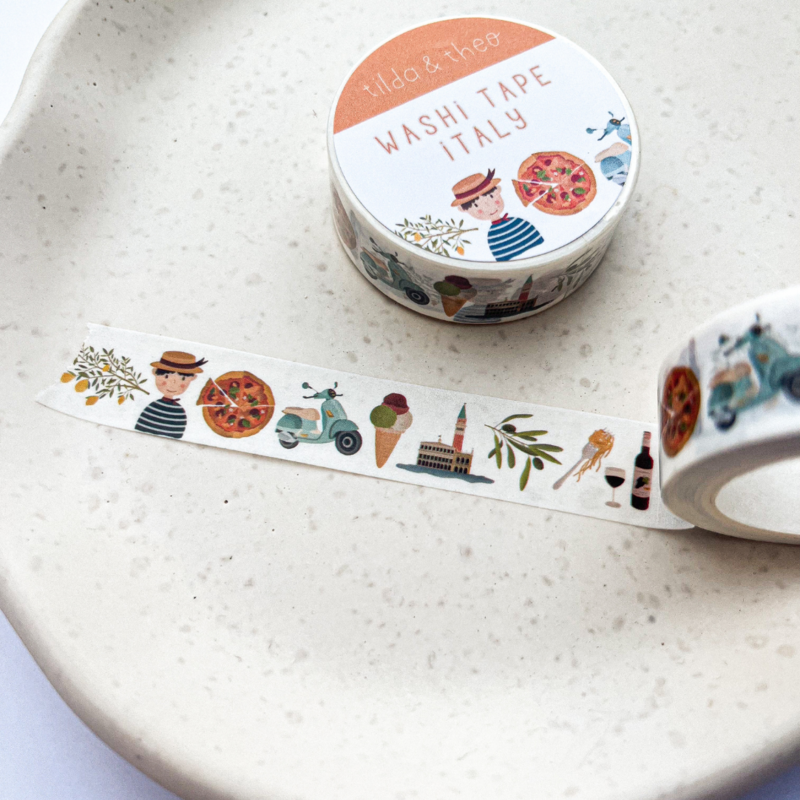 Washi Tape Italy - Nastro adesivo Masking Tape Italy Travel