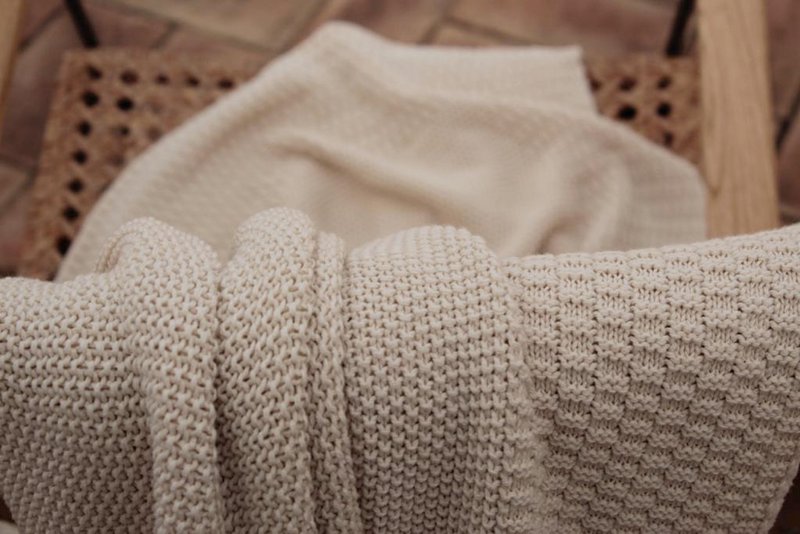 Knitted Throws, knitted Blanket, CottonThrows, knitted throw-blanket from 100% cotton