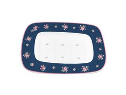 Porcelain soap holder Bella blue Isabelle Rose