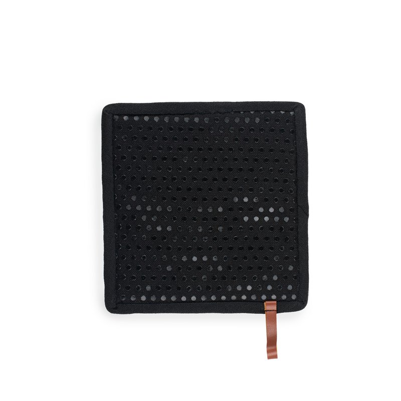 CH&F Grydeholder med Lomme | Silikone prikker |  20x20 cm