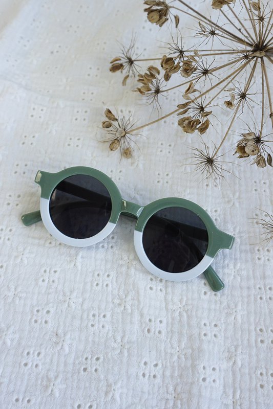 Lunettes de soleil | lunettes de soleil | Olive - Blanc