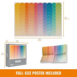 Waves Jigsaw Puzzle (1000 pieces)