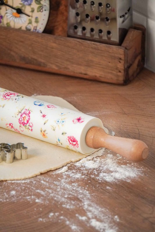 Wałek silikonowy do ciasta Angielski Ogród 43 cm Isabelle Rose