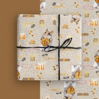 Wrapping paper - mouse, 50x70cm, sheet