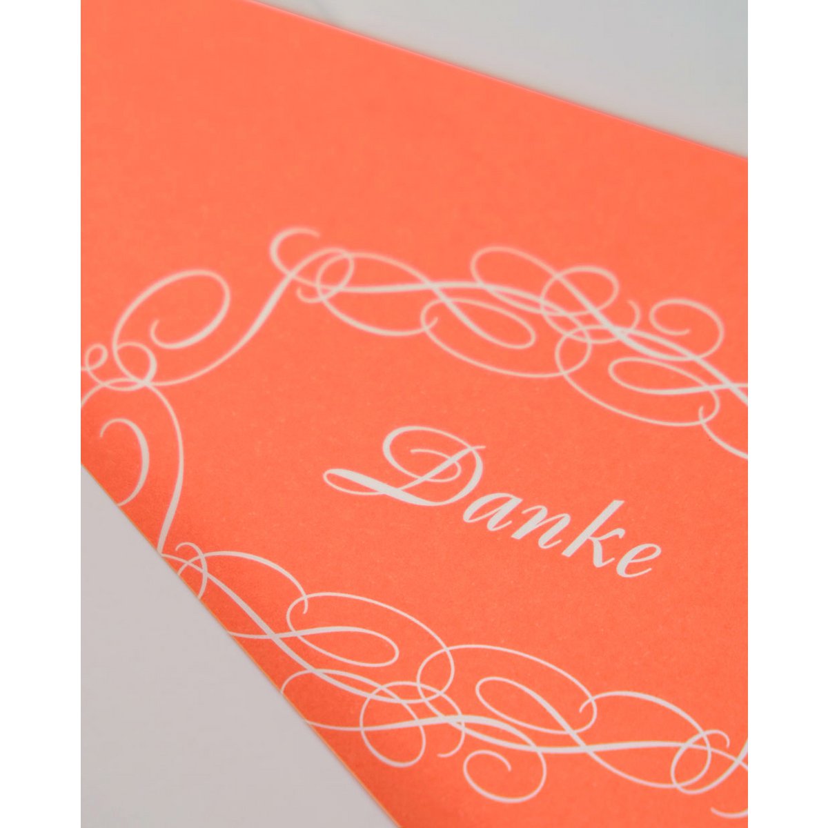 Dankeskarte Neon