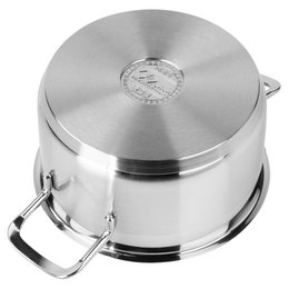 Acier en pot avec couvercle anett 18 cm, 2,3 L