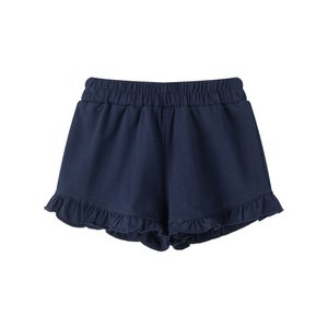 Marineblauwe babymeisjesshort met ruches BGV66613