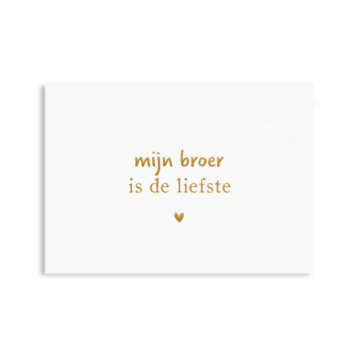Card Brother Dear | Gold foil