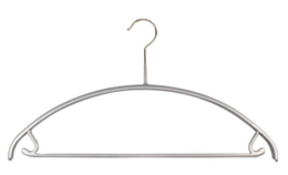 Kleiderbügel Economic U, silber, 42 cm