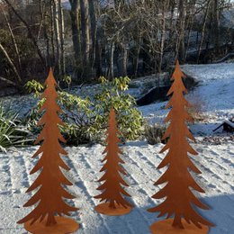 Christmas | Rust decorative Christmas tree | different variants | Christmas decoration fir tree