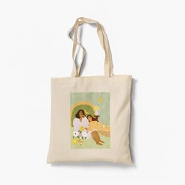 Lampada Viola - Borsa Tote Organic