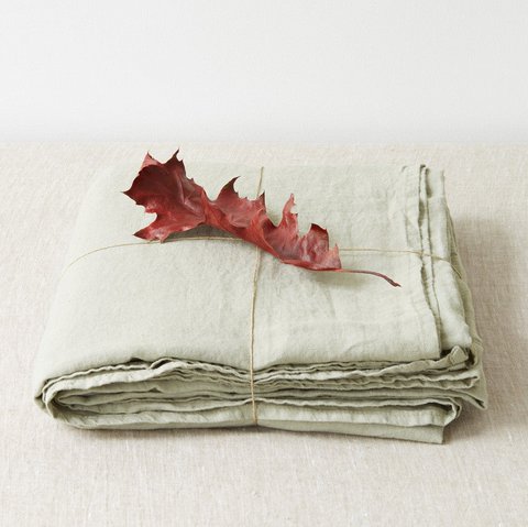 Sage Linen Flat Sheet