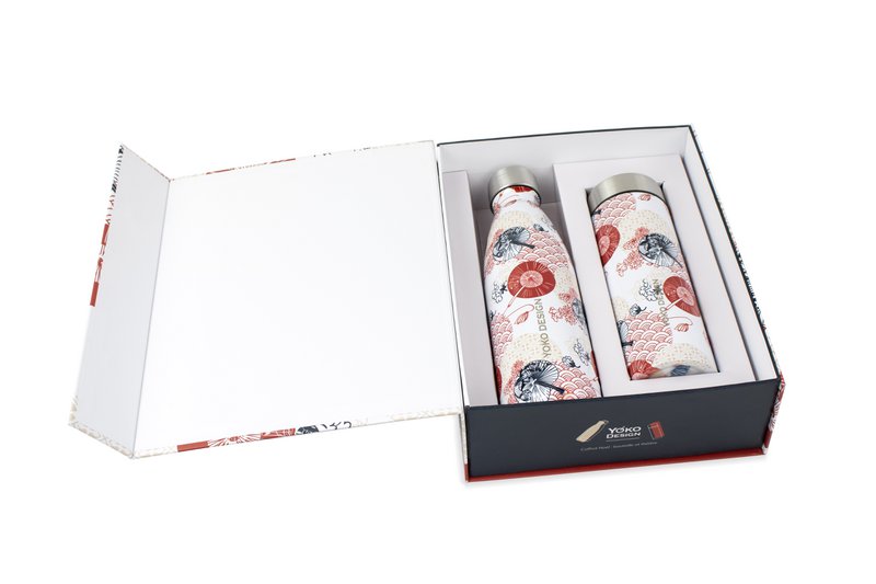 Christmas Gift Box (Japan design) - 1 Japan Isotherm Teapots & 1 Japan Isotherm Bottle