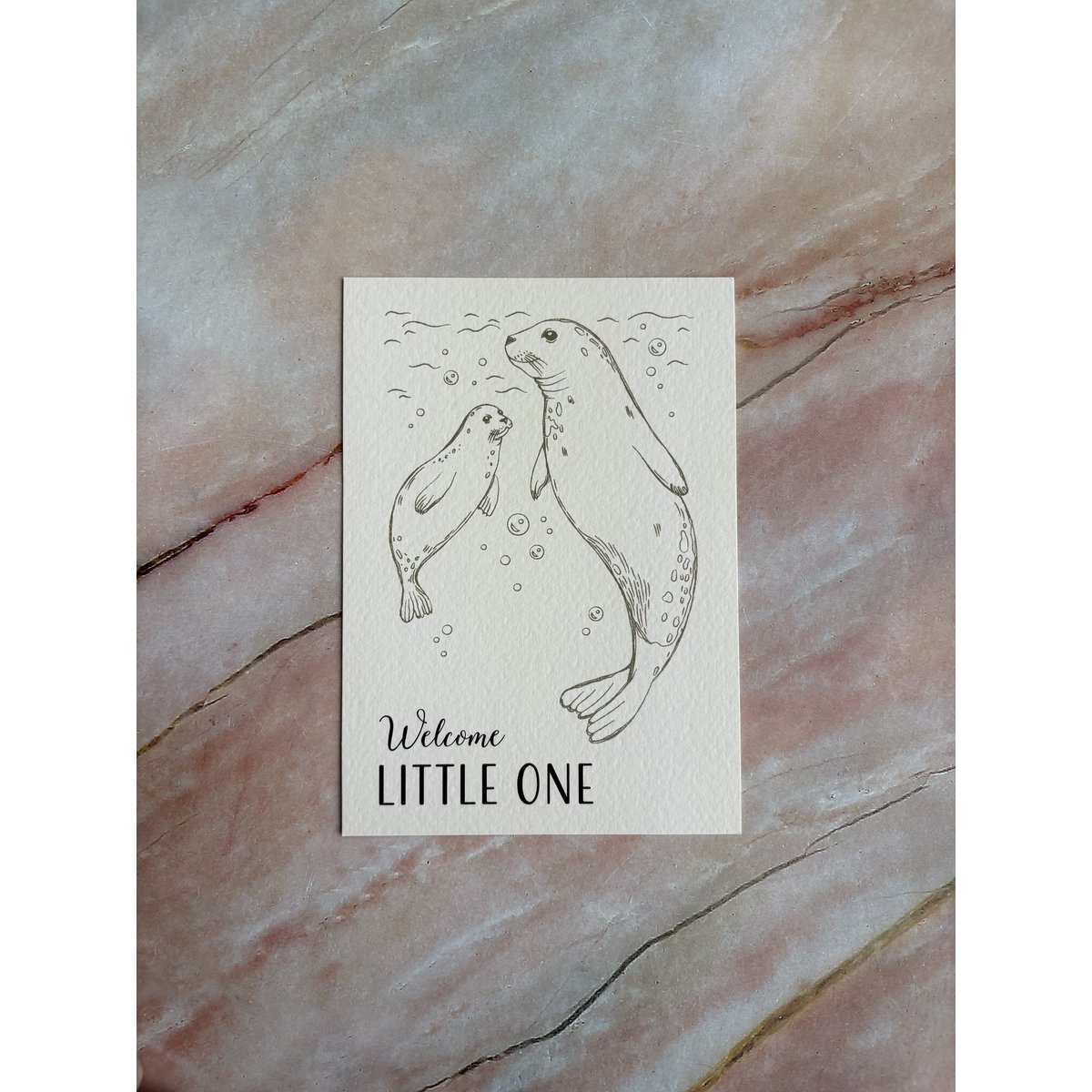 Ansichtkaart - Welcome little one